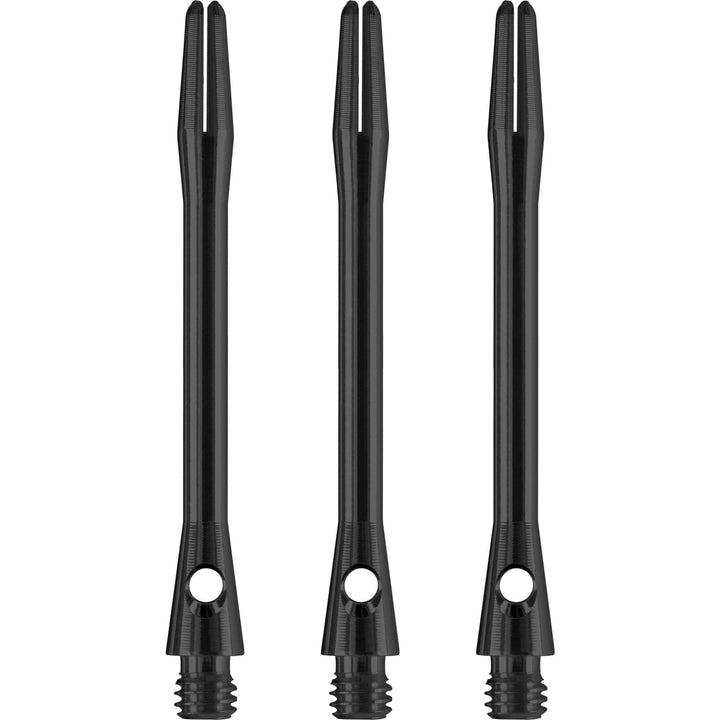 Harrows Keramic Stems - Aluminium Dart Shafts - Matt Black Medium