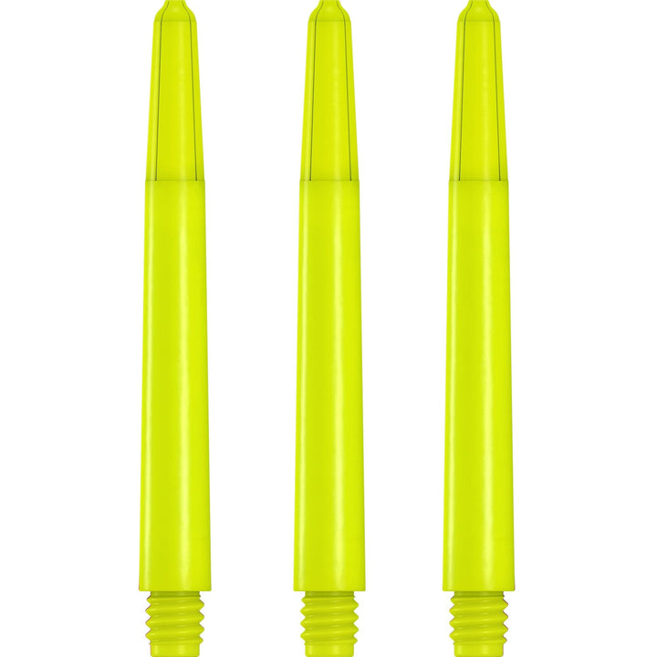 Designa Nylon Shafts - Durable Dart Stems - Neon Yellow Medium