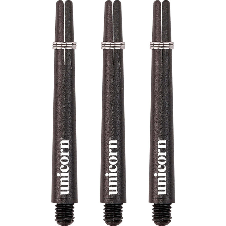 Unicorn Gripper 3 Dart Shafts - Nylon Stems - Black Medium