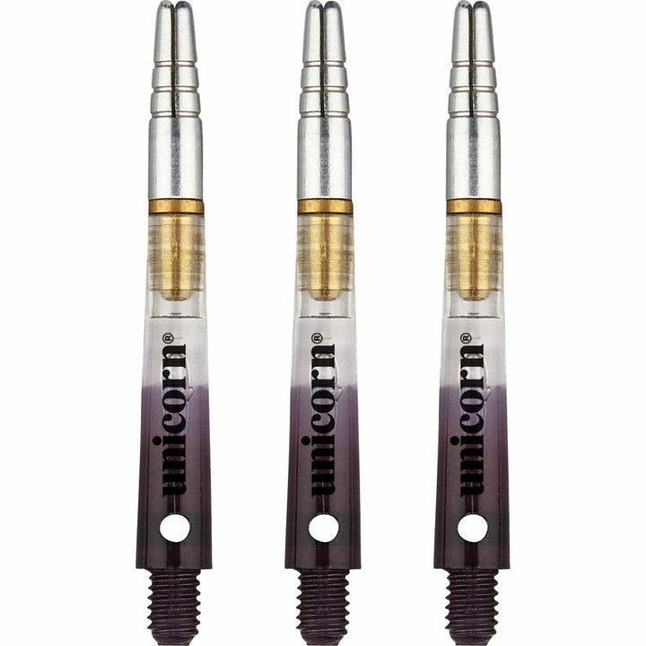 Unicorn Gripper 360 Two Tone Dart Shafts - Gradient Black