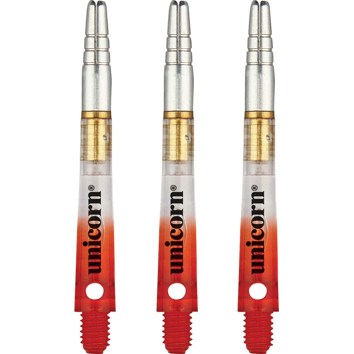 Unicorn Gripper 360 Two Tone Dart Shafts - Gradient Red