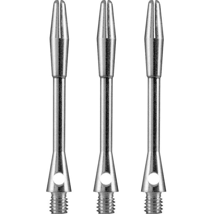 Unicorn XL Aluminium Dart Shafts - Plain Stems - Silver Medium