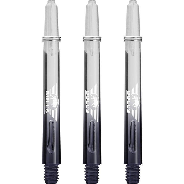 Bulls X-Ray Shafts - Dart Stems - Gradient - Black Medium