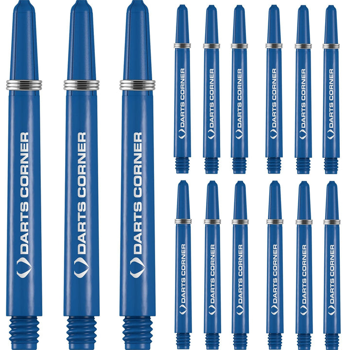 Darts Corner Nylon Dart Shafts - VALUE PACK - 5 Sets - Blue Medium