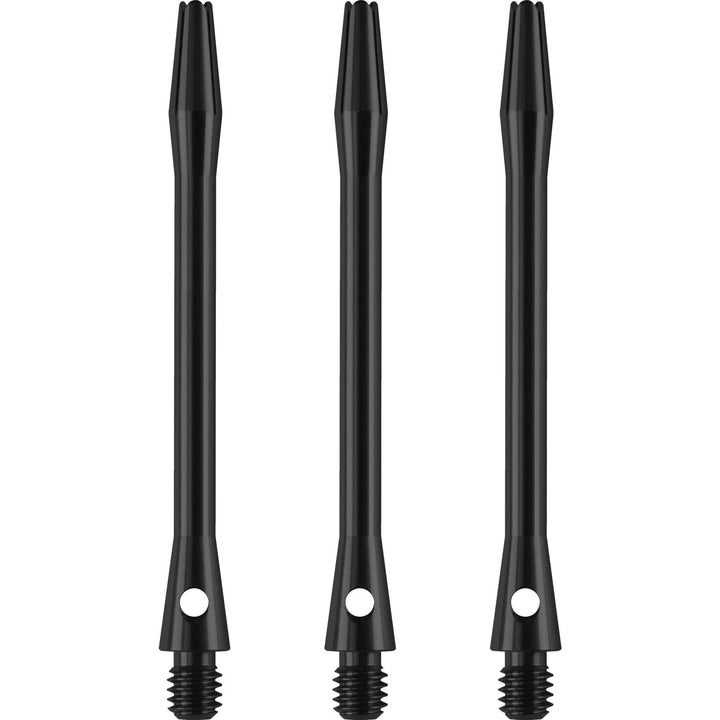 Designa Aluminium Shafts - Metal Dart Stems - Black Long