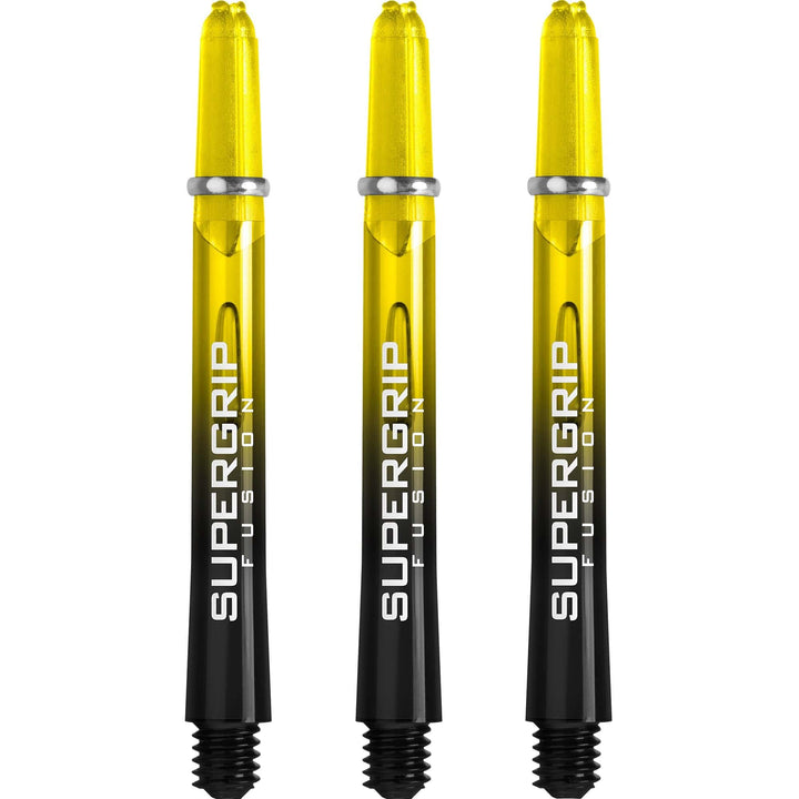 Harrows Supergrip Fusion Shafts - Dart Stems - Yellow Medium