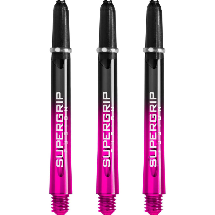 *Harrows Supergrip Fusion X Shafts - Dart Stems - Dark Pink Medium