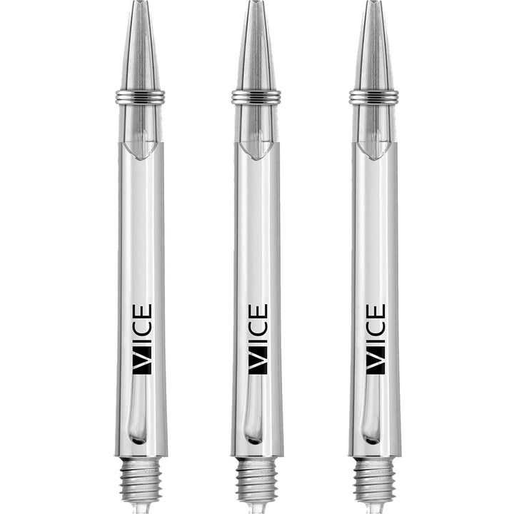 One80 Vice Shafts - Stems with Springs - Clear Medium
