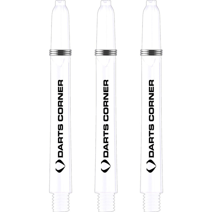 *Darts Corner Polycarbonate Shafts - Dart Stems - Milky White Medium
