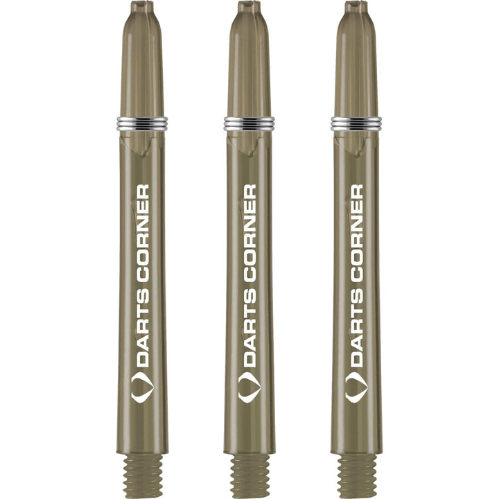 *Darts Corner Polycarbonate Shafts - Dart Stems - Smokey Medium