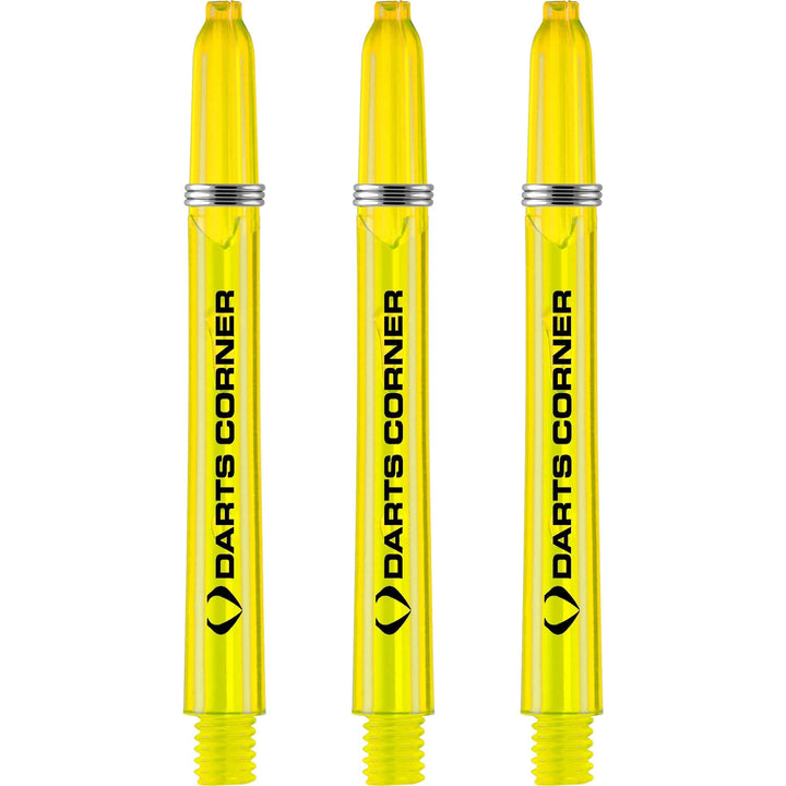 *Darts Corner Polycarbonate Shafts - Dart Stems - Yellow Medium