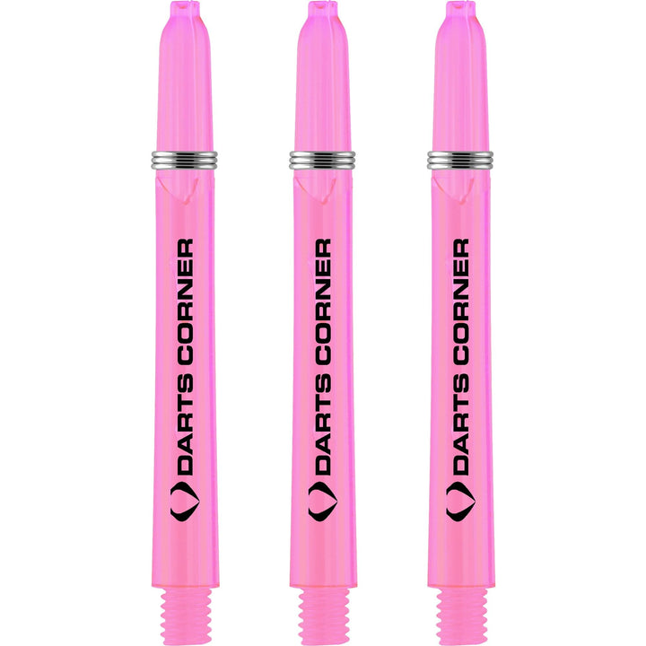 *Darts Corner Polycarbonate Shafts - Dart Stems - Pink Medium