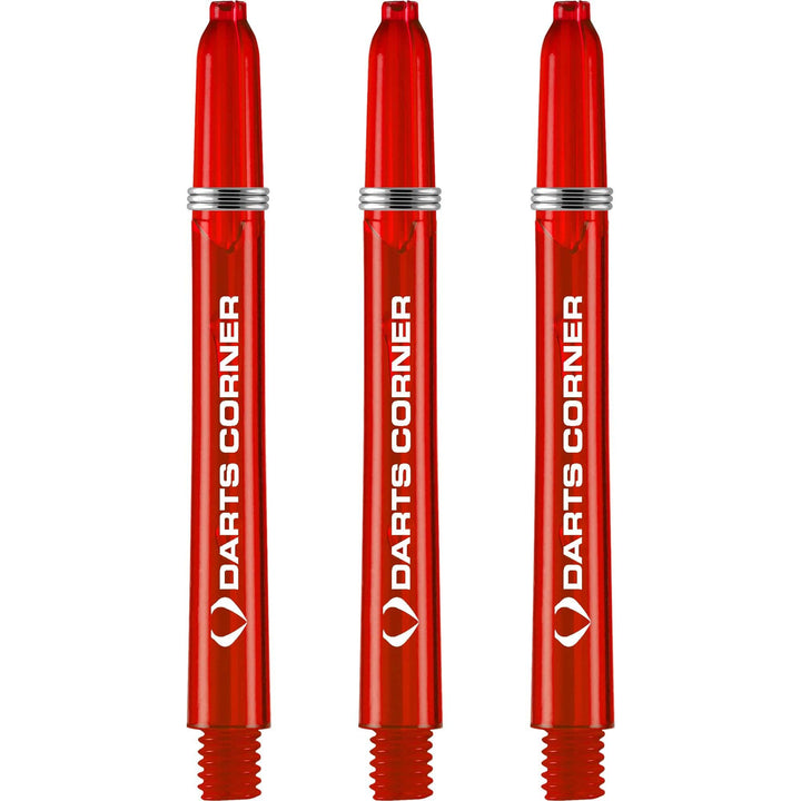 *Darts Corner Polycarbonate Shafts - Dart Stems - Red Medium