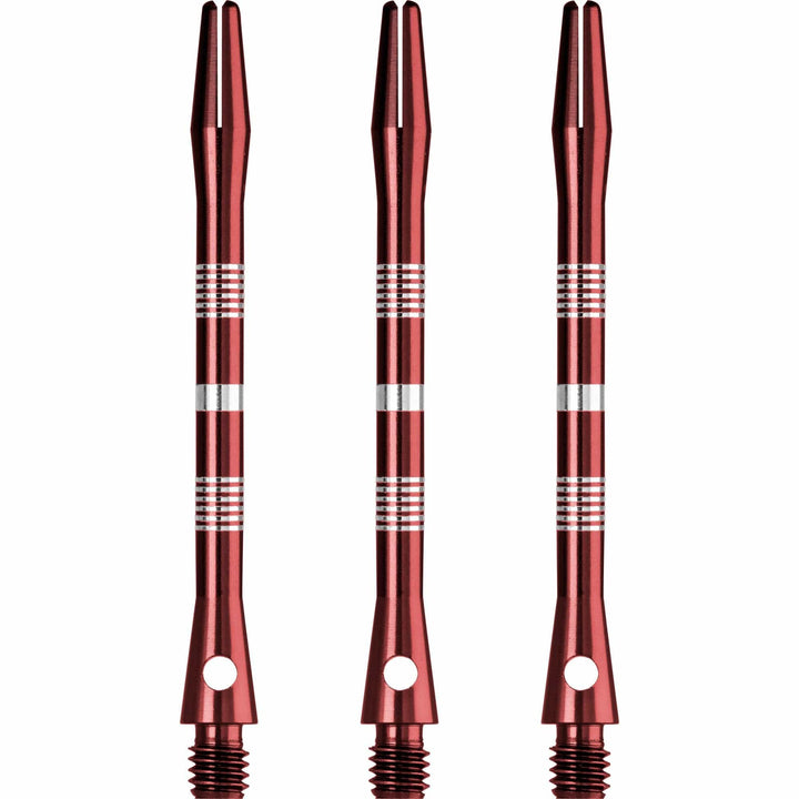 Designa Multiline Aluminium Shafts - Regrooved - Red Long