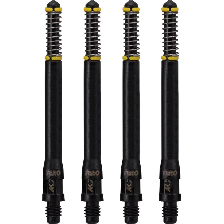 Cuesoul - Dart Shafts - Tero Flight System - AK7 - Standard - Set of 4 - Black Cuesoul 53mm