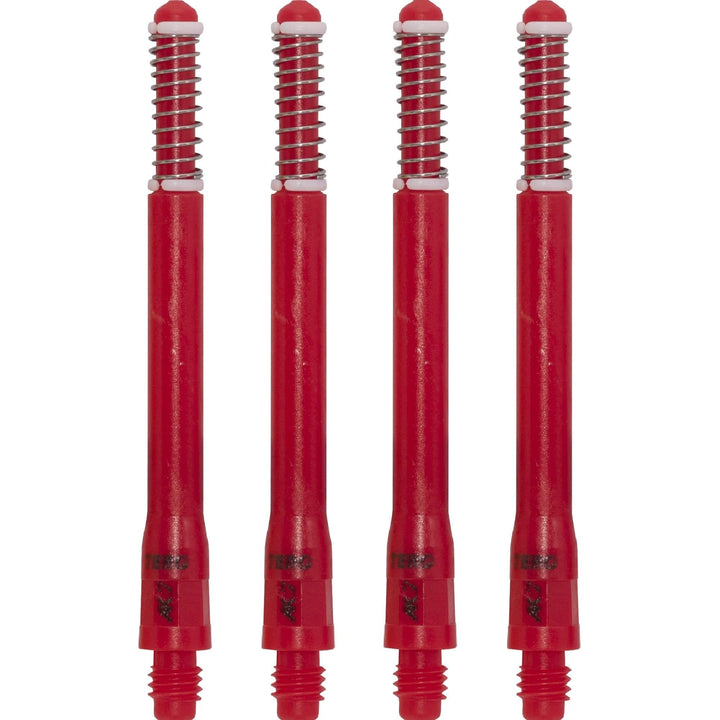 Cuesoul - Dart Shafts - Tero Flight System - AK7 - Standard - Set of 4 - Red Cuesoul 53mm