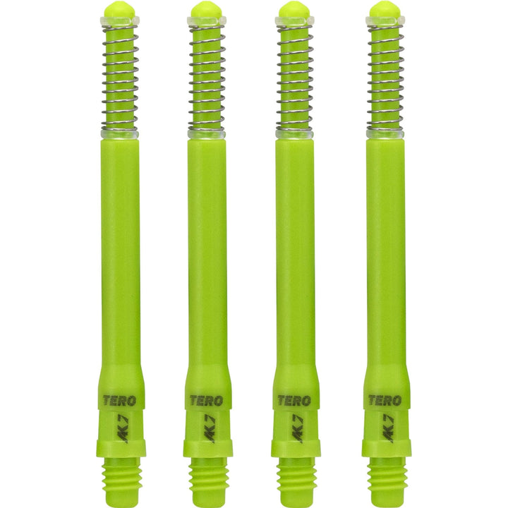 Cuesoul - Dart Shafts - Tero Flight System - AK7 - Standard - Set of 4 - Green Cuesoul 53mm