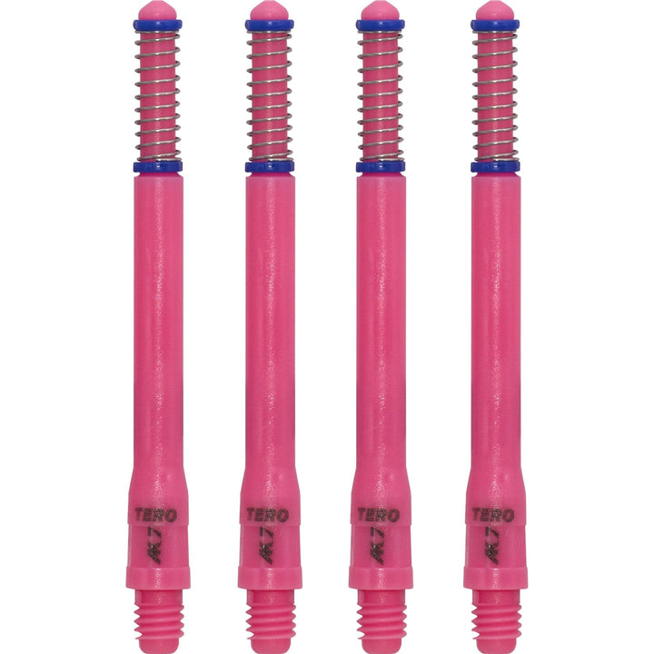 *Cuesoul - Dart Shafts - Tero Flight System - AK7 - Standard - Set of 4 - Pink Cuesoul 53mm