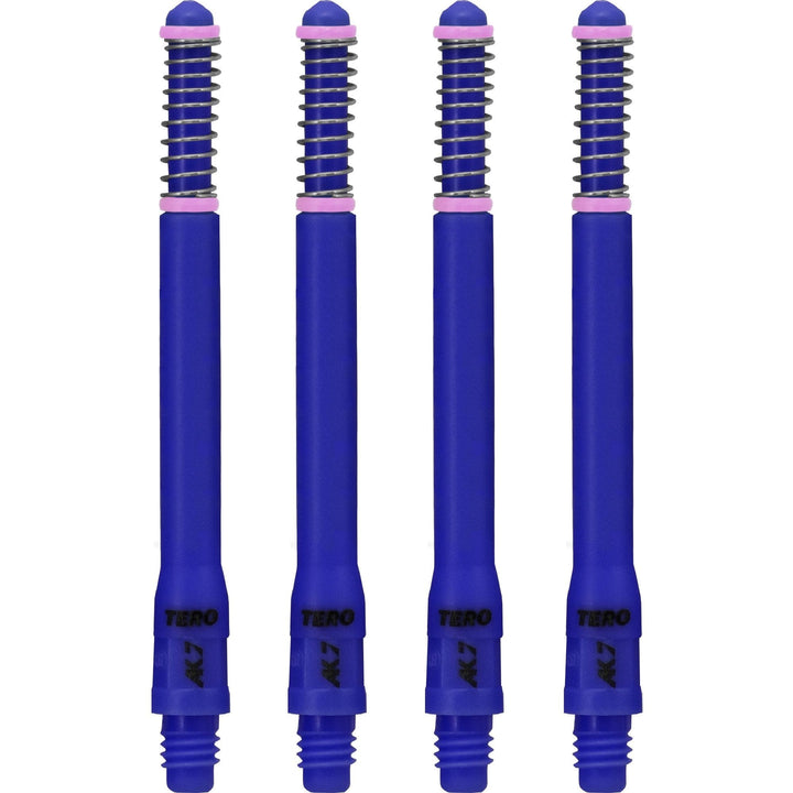 *Cuesoul - Dart Shafts - Tero Flight System - AK7 - Standard - Set of 4 - Navy Blue Cuesoul 53mm