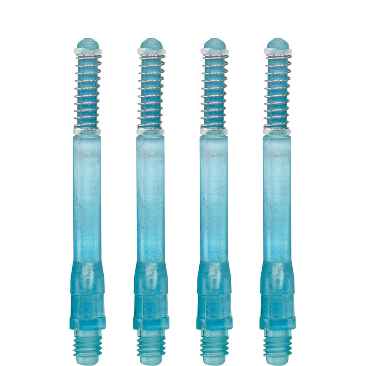 *Cuesoul - Dart Shafts - Tero Flight System - AK7 - Gradient - Standard - Set of 4 - Blue Cuesoul 47mm