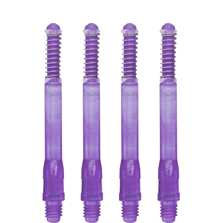 *Cuesoul - Dart Shafts - Tero Flight System - AK7 - Gradient - Standard - Set of 4 - Purple Cuesoul 47mm