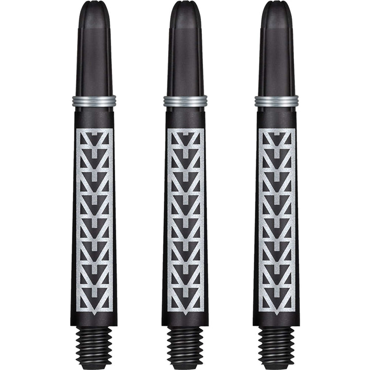 Shot Koi Carbon Dart Shafts - with Springs - Pakati White Medium