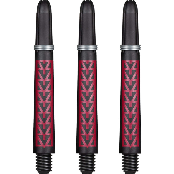 *Shot Koi Carbon Dart Shafts - with Springs - Pakati Red