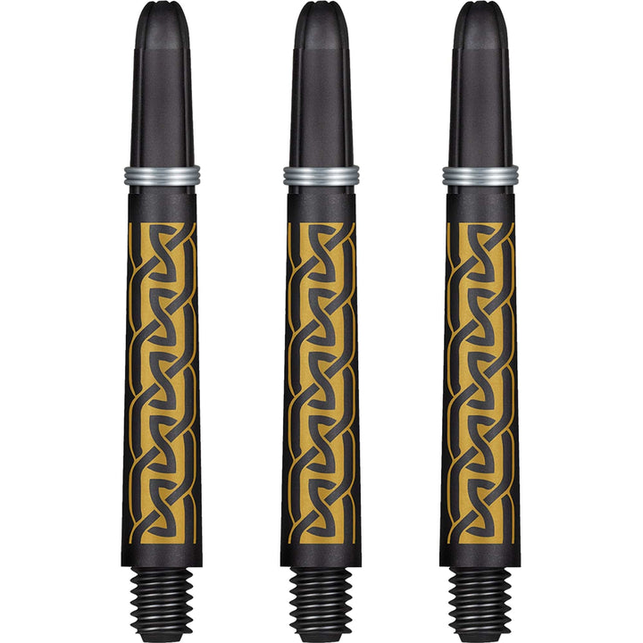 Shot Koi Carbon Dart Shafts - with Springs - Pakati Gold Medium