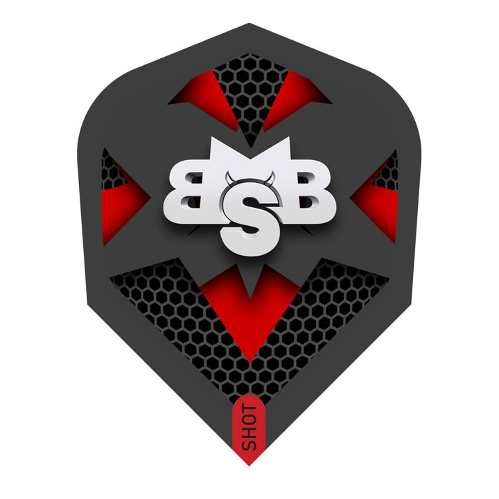 Michael Smith Tenacious Standard No6 Dart Flights by Shot