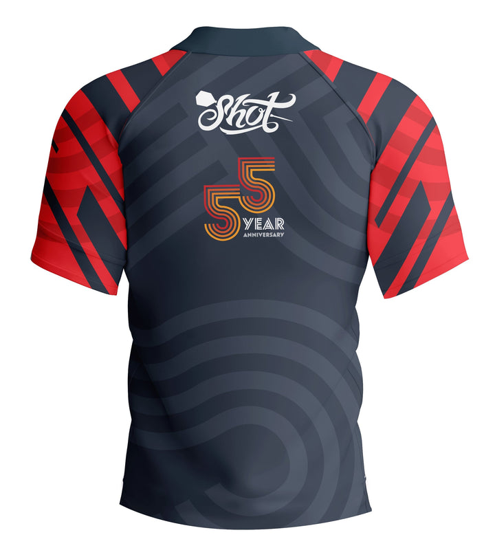 *Shot Dart Shirt - 55 Year Anniversary - Black & Red