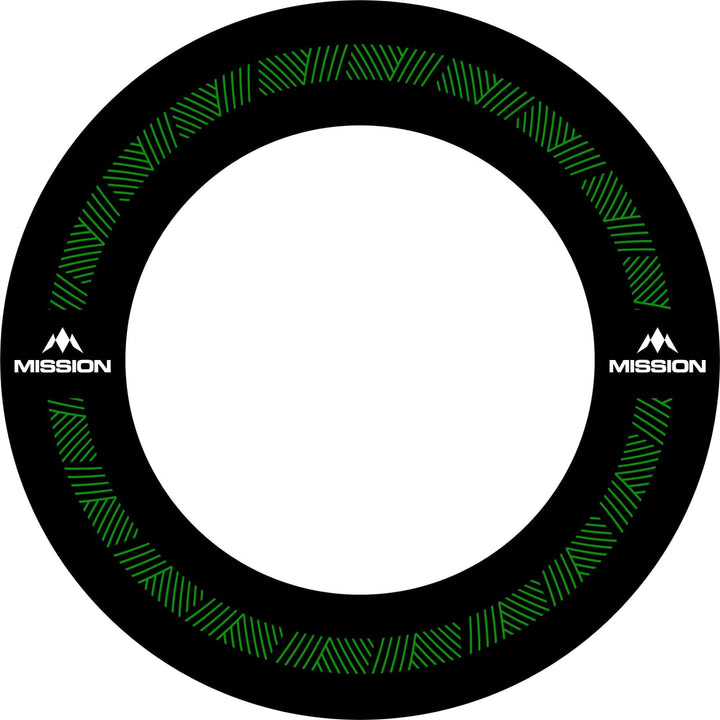 Mission Dartboard Surround - Heavy Duty - Design Collection - Green Reach
