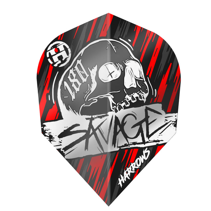 Savage Standard No6 Dart Flights by Harrows