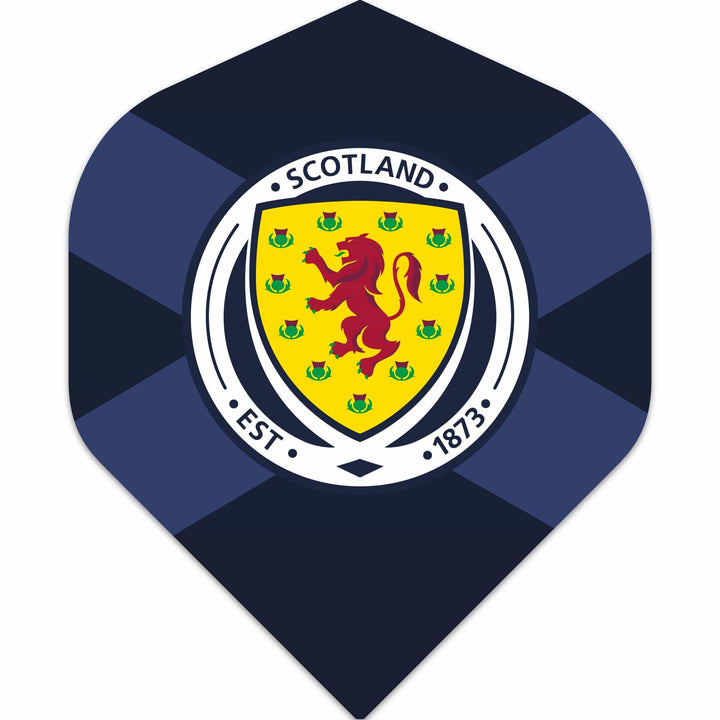 *Scotland Football Dart Flights - Official Licensed - 100 Micron - No2 - Std - F3 - St Andrew - Navy Blue