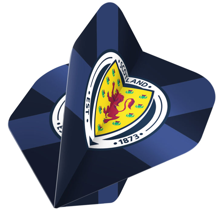 *Scotland Football Dart Flights - Official Licensed - 100 Micron - No2 - Std - F3 - St Andrew - Navy Blue