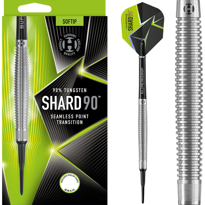 Shard 90% Tungsten Soft Tip Darts by Harrows