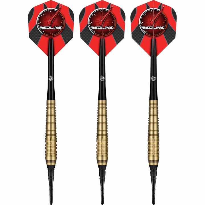 *Shot Redline Darts - Soft Tip - 80% Tungsten - M4CH1 - 20g