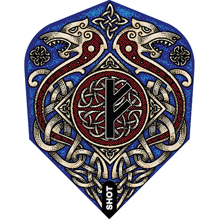Shot Viking Dart Flights - 100 Micron - Std - No6 - Rannsaka