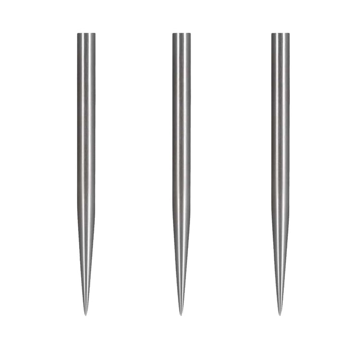 Shot Steel Tip Dart Points - Smooth - Silver
