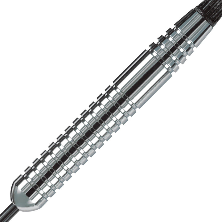 Harrows Silver Arrows Ringed Chromed Brass Steel Tip Darts