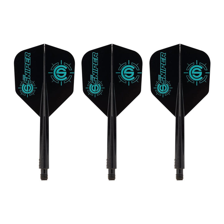 *Condor AXE Dart Flights - Small - Connor Scutt - The Sniper - Black