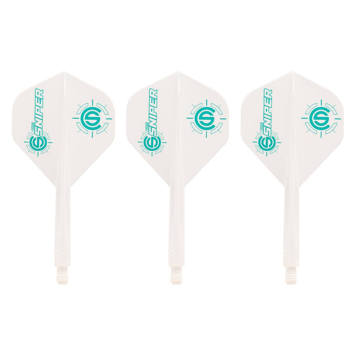 *Condor AXE Dart Flights - Standard - Connor Scutt - The Sniper - White