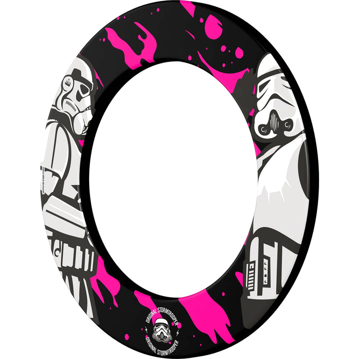 Original StormTrooper Dartboard Surround - S3 - Storm Trooper - Duo on Pink