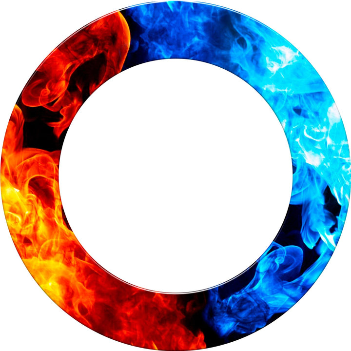 Designa Dartboard Surround - Design Collection - Heavy Duty - Fire and Ice