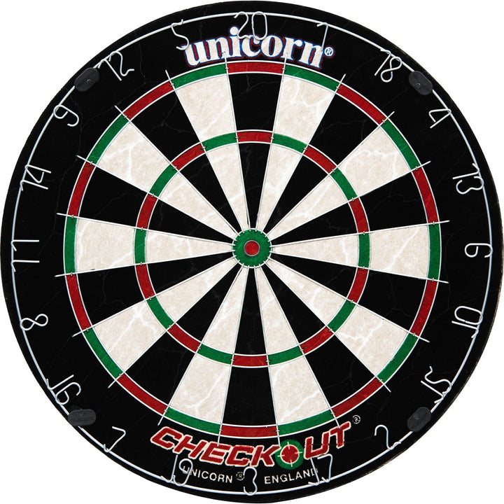 *Unicorn Checkout Dartboard - inc 2 sets of Darts - Full Starter Set