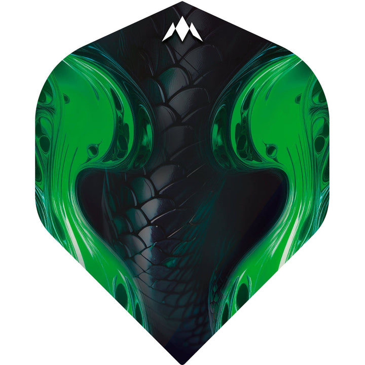Mission Solo Dart Flights - 100 Micron - Std - No2 -  Venom