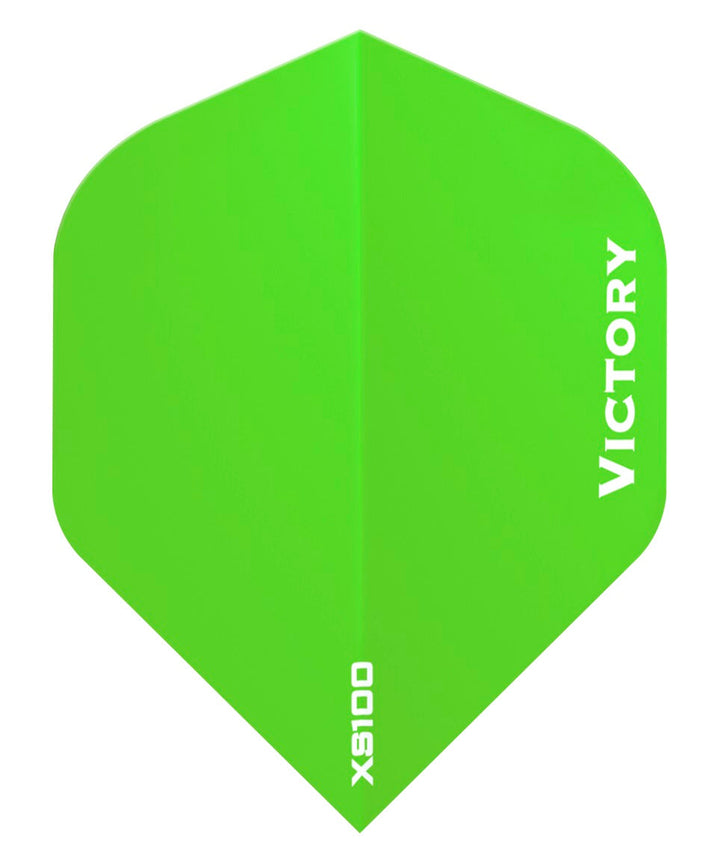 100 Sets Victory Darts XS100 Colours Green Extra Strong Dart Flights