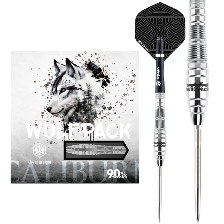 Caliburn Wolfpack Darts - Steel Tip - 90% Tungsten - W2 - 22g