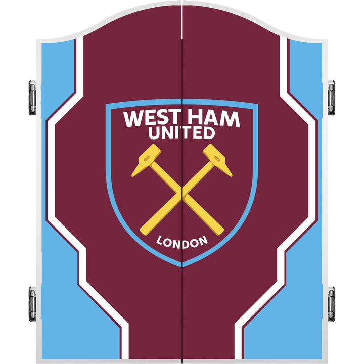 West Ham United FC - Official Licensed - Dartboard Cabinet - C3 - Geo