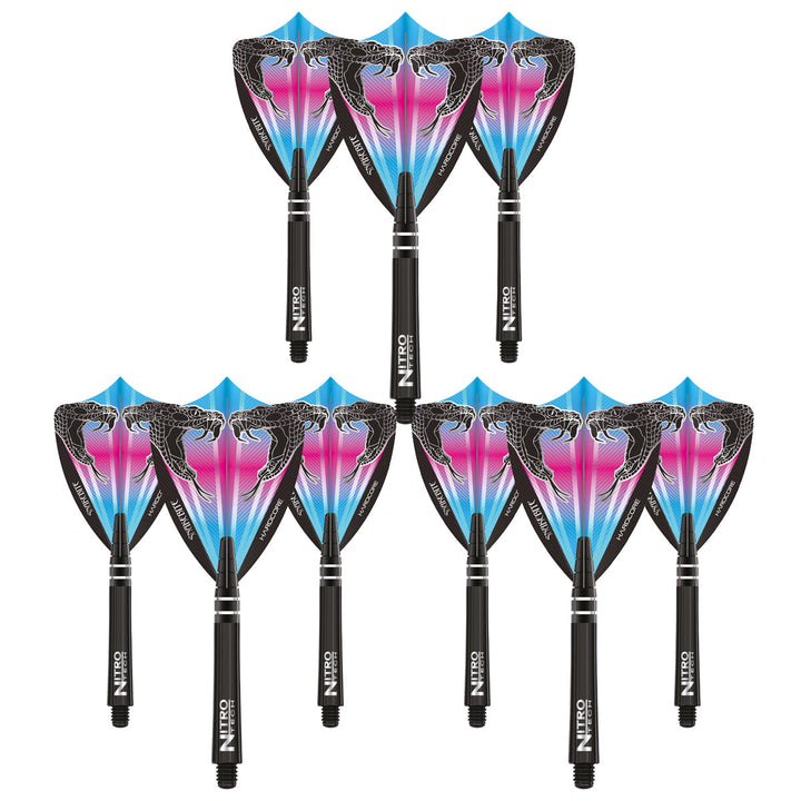 Peter Wright Snakebite Nitrotech & Freestyle Combo by Red Dragon - 3 Sets