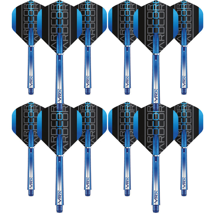 VRX Flight & Shaft Combo - Blue by Red Dragon - 4 Sets